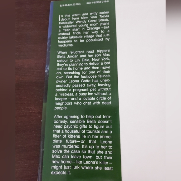 Nine Lives : A Lily Dale Mystery by Wendy Corsi Staub ~ Hardback Pre-Owned - Picture 4 of 5